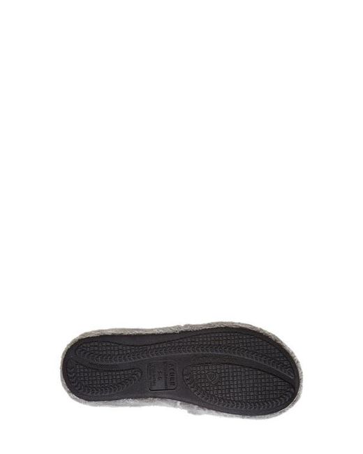 Acorn Gray Waffle Spa Slipper