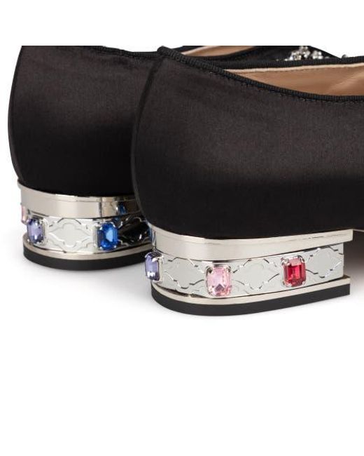AIMÉE ANN LOU Black Iris Slip-On Oxford