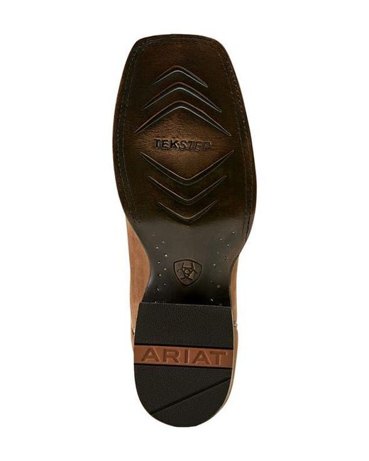 Ariat Brown Wiley Wide Square Toe Cowboy Boot for men