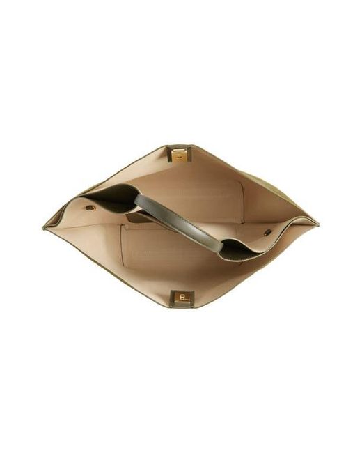REE PROJECTS Metallic Medium Ann Suede Tote