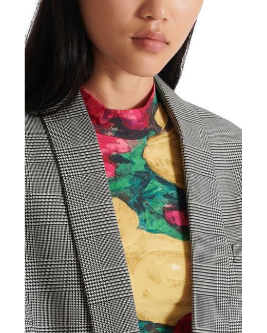 Balmain Gray Cropped Jacket