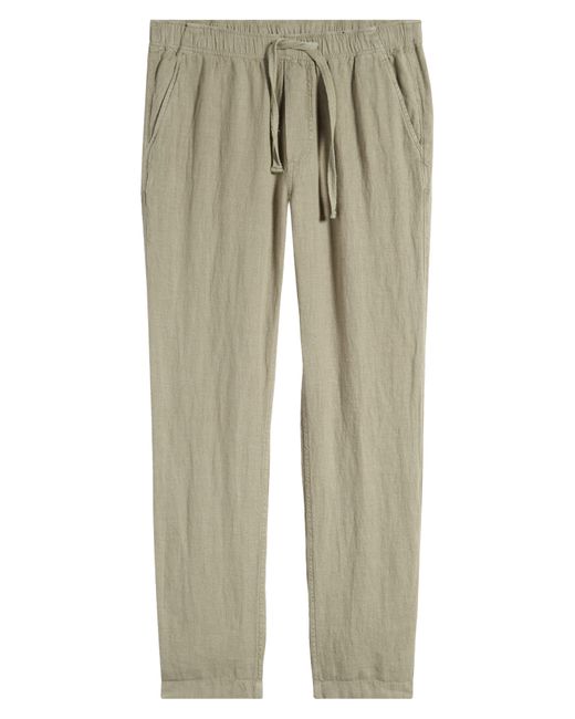 Faherty Brand Natural Linen Drawstring Pants for men