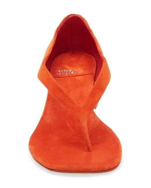 Jeffrey Campbell Red Emelie Kitten Heel Sandal