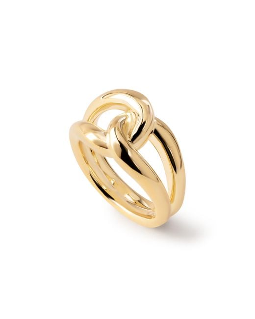 Ana Luisa Metallic Loop Statement Ring