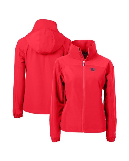 Cutter & Buck Red New York Giants Charter Eco Recycled Full-zip Jacket At Nordstrom