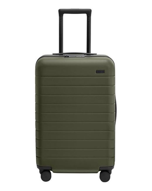 AWAY Green The Bigger Carry-On Flex Suitcase