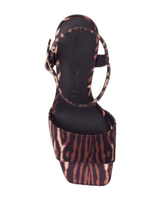 Katy Perry Multicolor The Square Ankle Strap Platform Sandal