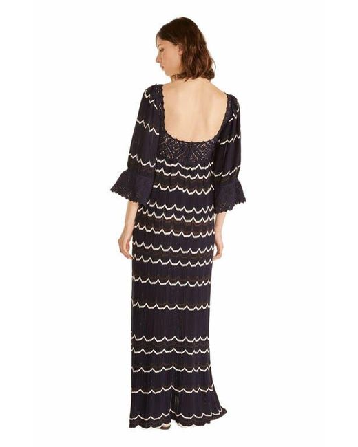 Rebecca Taylor Black Lace Sweater Dress