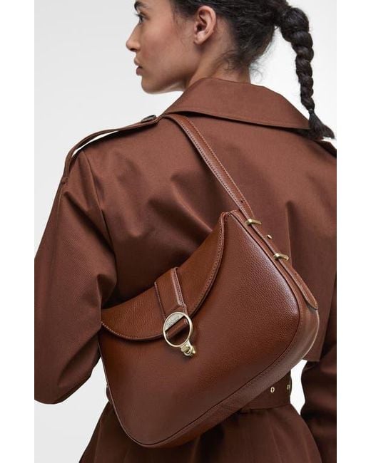 Barbour Brown Alder Leather Sling Bag