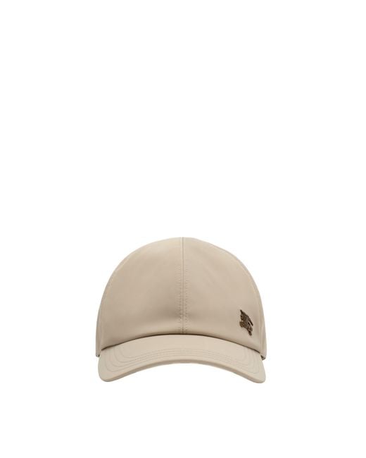 Burberry Natural Nylon Baseball Cap for men