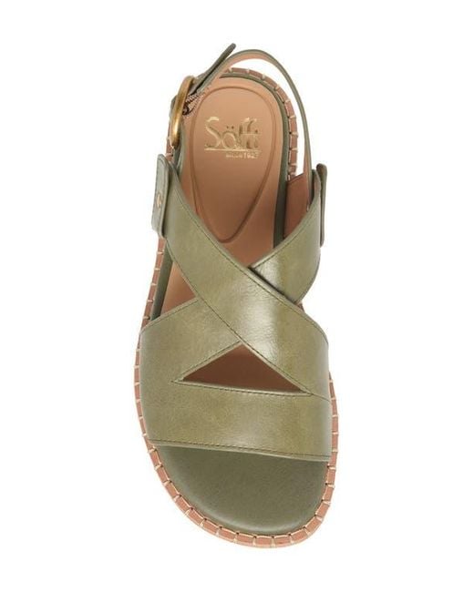 Söfft Metallic Nadia Slingback Sandal