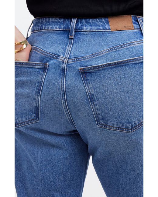 Madewell Blue The Curvy '90s Straight Crop Jeans