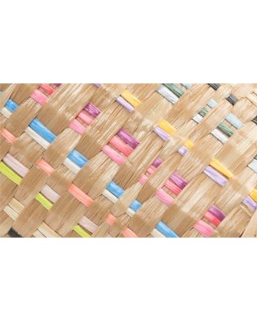 Patricia Green Natural Harper Raffia Slide Sandal