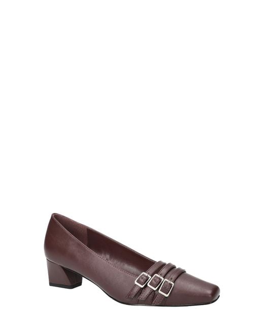 Easy Street Brown Enya Pump
