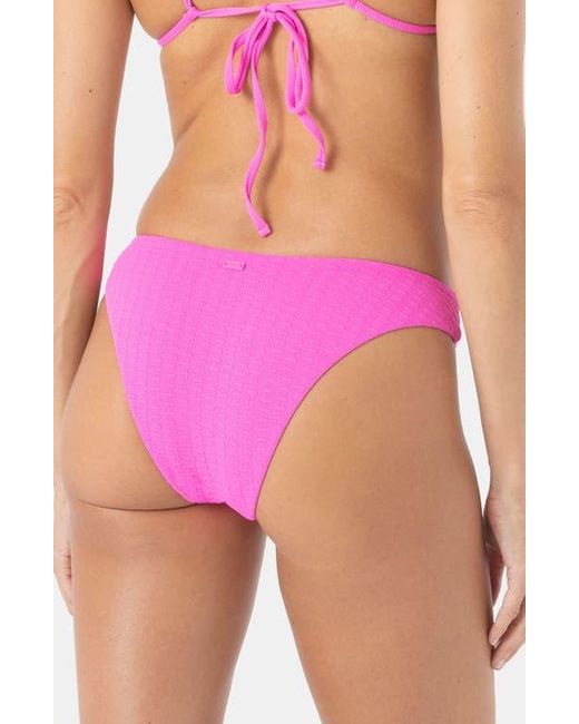 Roxy Purple Haliewa Scoop Front Bikini Bottoms
