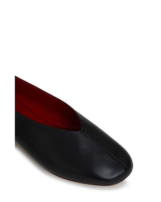 Mansur Gavriel Black Glove Flat