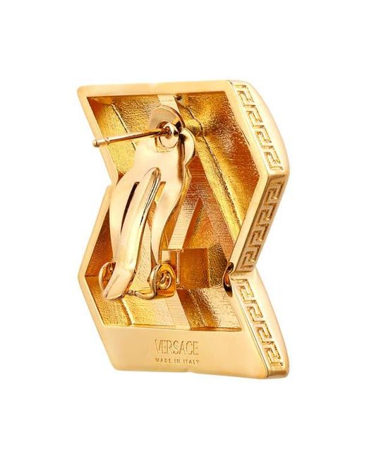 Versace Metallic Bind Earrings