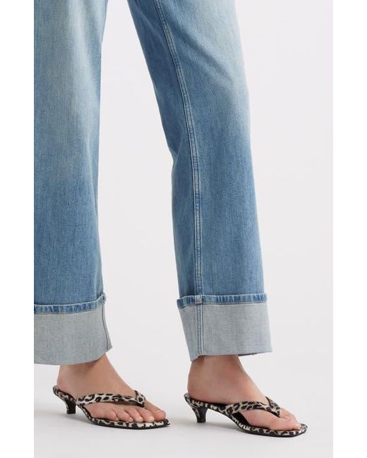Open Edit Blue Tori Kitten Heel Sandal