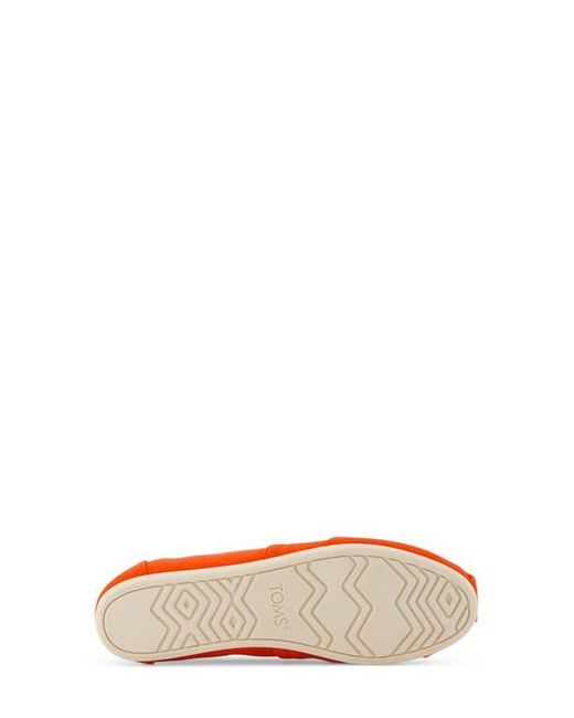 TOMS Orange Classic Alpargata Slip-On