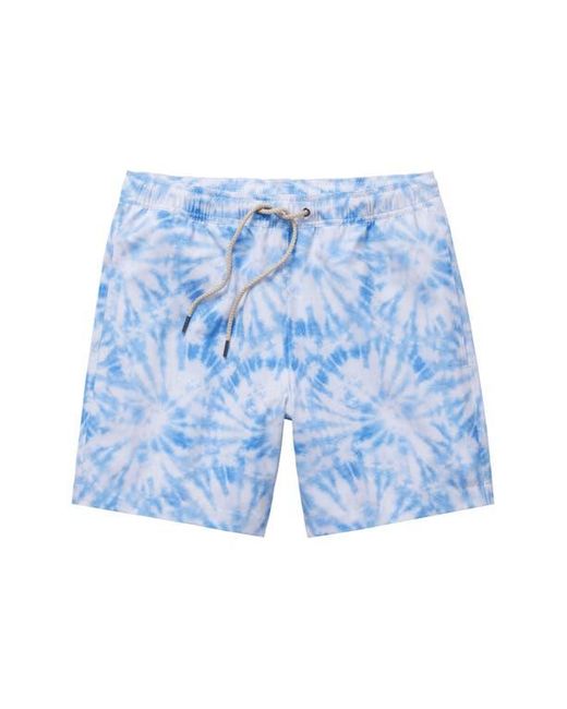 Fair Harbor Blue Bayberry Water Repellent Swim Trunks for men