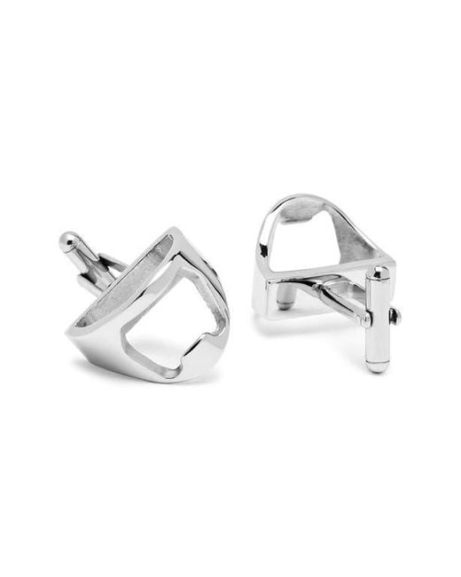 Cufflinks Inc. Metallic Bottle Opener Cuff Links for men