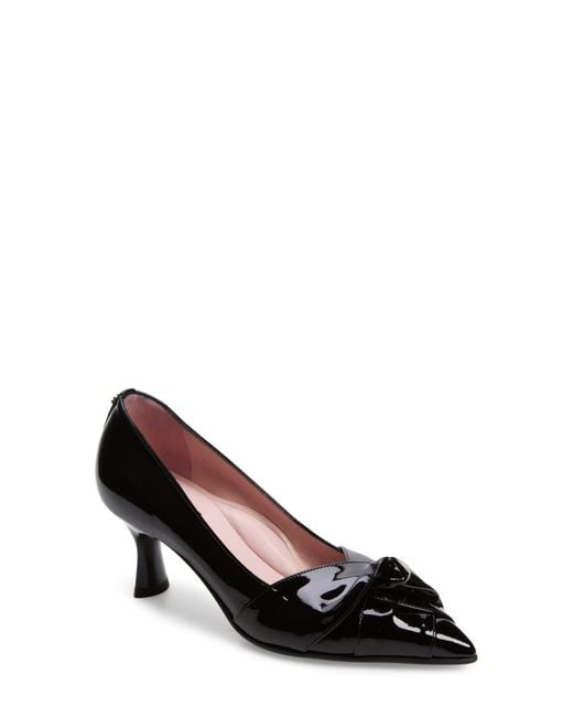 Naot Black Harlow Pointed Toe Pump
