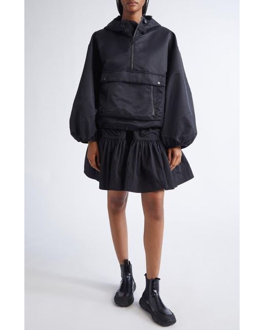 CECILIE BAHNSEN Black Beverly Technical Nylon Anorak