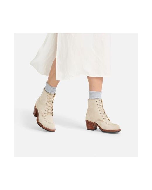 Red Wing Natural Clara Roughout Leather Boot