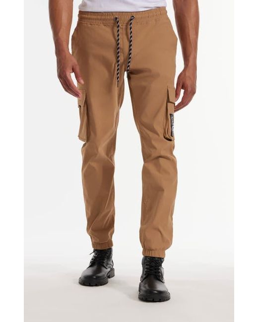 Ecko' Unltd Brown Draw Toggle Cargo Jogger for men