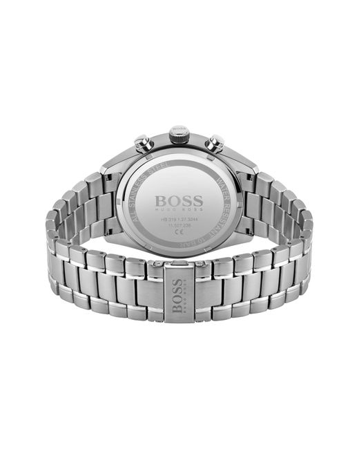 Boss Gray Champion Chronograph Bracelet Watch for men