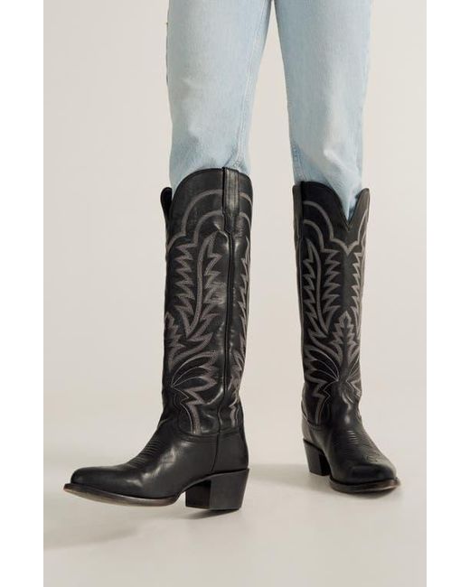 Tecovas Black The Abby Western Boot