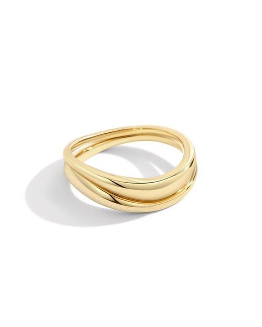 Mint & Lily Metallic Organic Stacking Ring Set