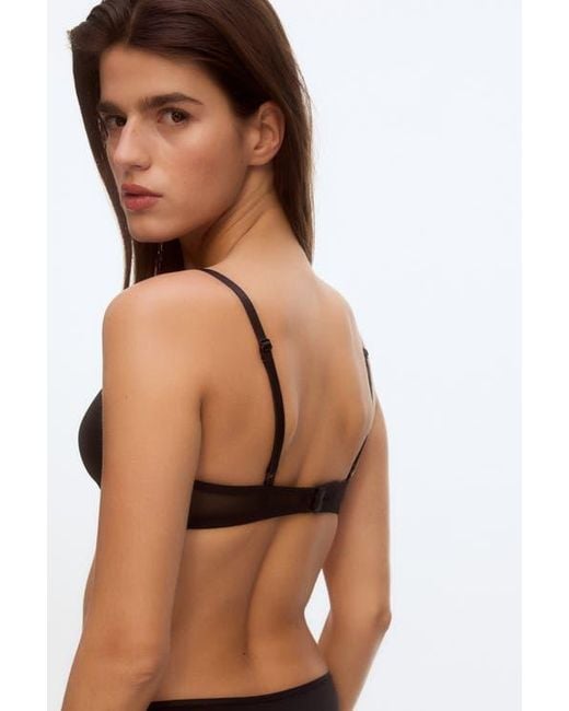 H&M Black 2-Pack Microfibre Non-Wired Bras