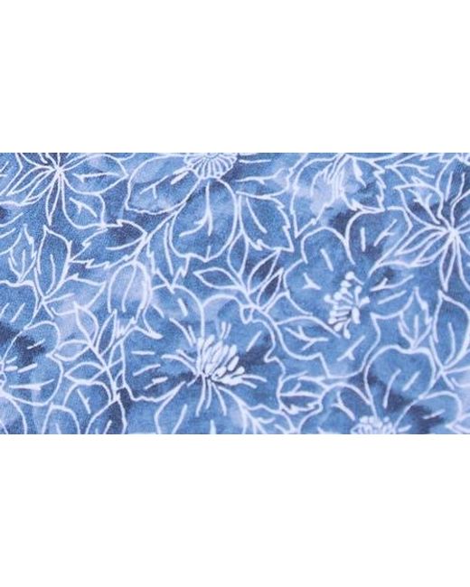 Bugatchi Blue Victor Ooohcotton Floral Polo for men