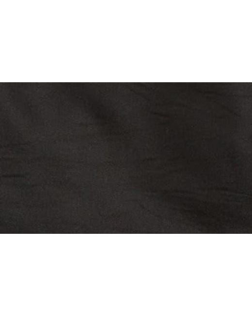 Area Black Crystal Knot Satin Full Zip Hoodie