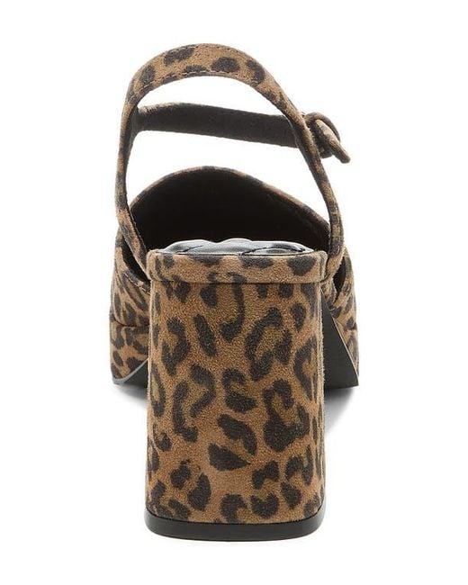 Kelsi Dagger Brooklyn Brown Edna Ankle Strap Platform Pump