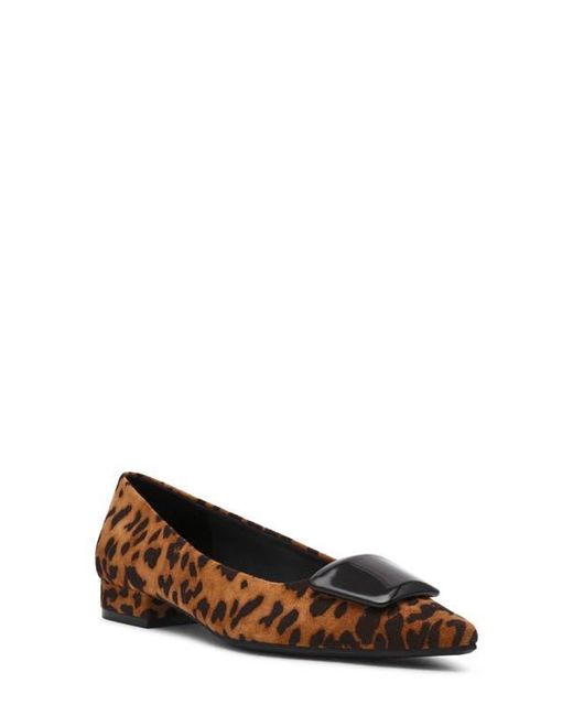 Anne Klein Black Crawford Pointed Toe Flat