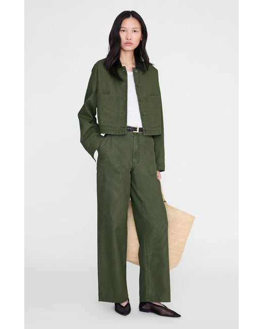 Anine Bing Green Yuma Jacket