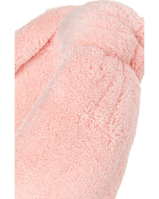 BP. Pink Top Knot Fleece Headband