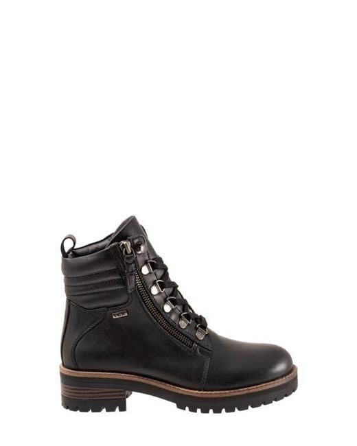Softwalk® Black Everett Lace-Up Boot