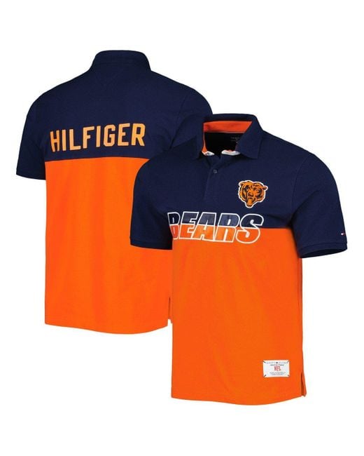 Men's Tommy Hilfiger Navy Chicago Bears Stanley Tie-Dye Pullover