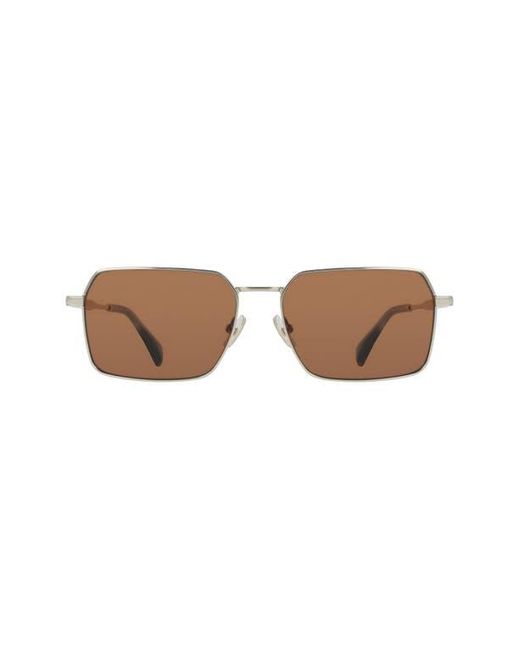 Paul Smith Brown 58Mm Modified Rectangular Sunglasses for men