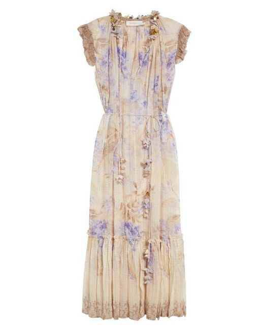 Zimmermann Natural Dawning Flutter Dress