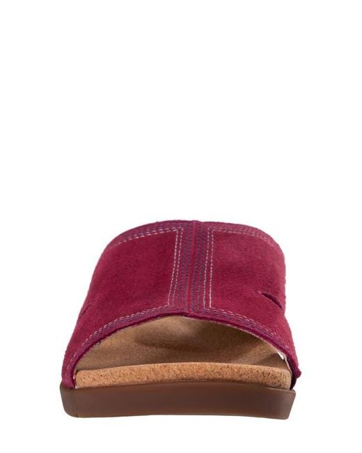 Revitalign Red Palmetto Slide Sandal