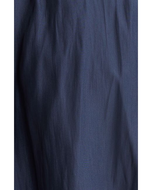 Ramy Brook Blue Bristol Grommet Detail Sleeveless Crop Jumpsuit