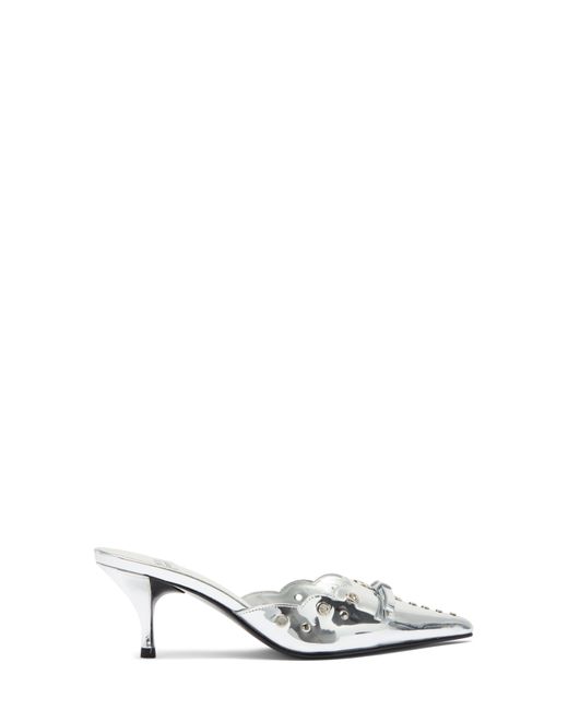 Jeffrey Campbell White Gratis Pointed Toe Mule