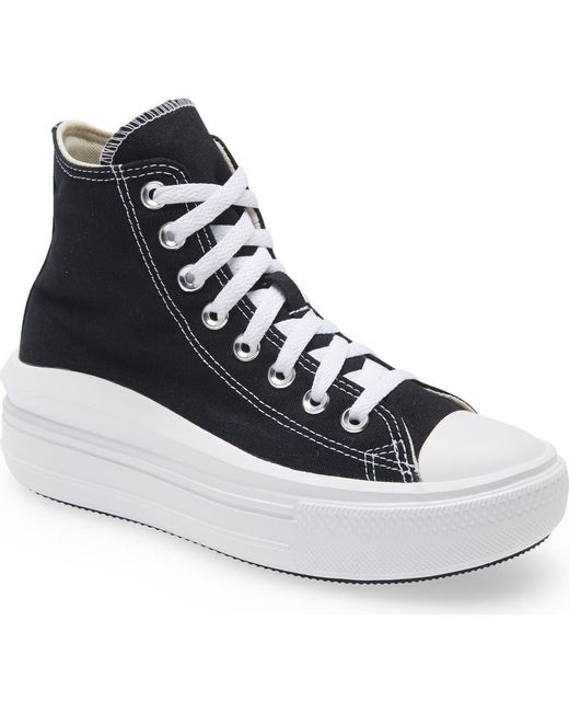 Converse Blue Chuck Taylor All Star Move High Top Platform Sneaker