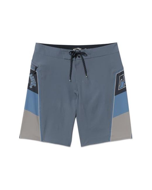 Billabong Blue Straddie Airlite Board Shorts for men