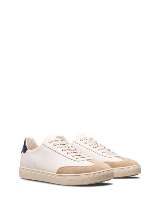 CLAE Pink Deane Low Top Leather Sneaker for men
