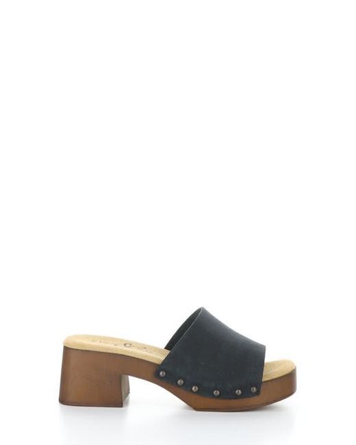 Bos. & Co. Gray Marly Platform Slide Sandal